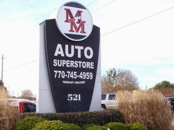 M And M Auto Superstore | 521 Thornton Rd, Lithia Springs, GA 30122, USA | Phone: (770) 745-4959