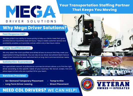 Mega Driver Solutions, Inc. | Photo 2 of 2 | Address: 204 Ark Rd suite 211-b, Mt Laurel Township, NJ 08054, United States | Phone: (856) 316-4440