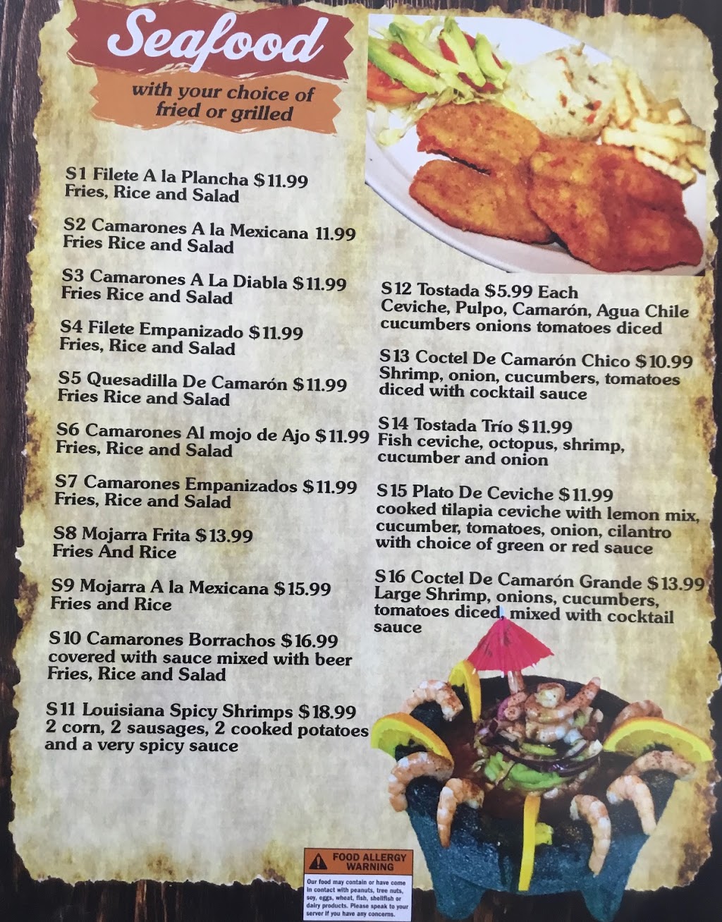 Mexican Limon Seafood & Grill | 1601 Everman Pkwy, Everman, TX 76140, USA | Phone: (817) 568-5134