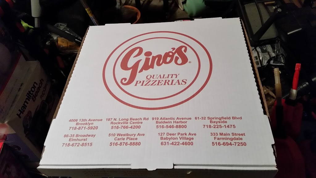 Ginos of Carle Place Pizzeria and Restaurant | 510 Westbury Ave, Carle Place, NY 11514, USA | Phone: (516) 876-8880