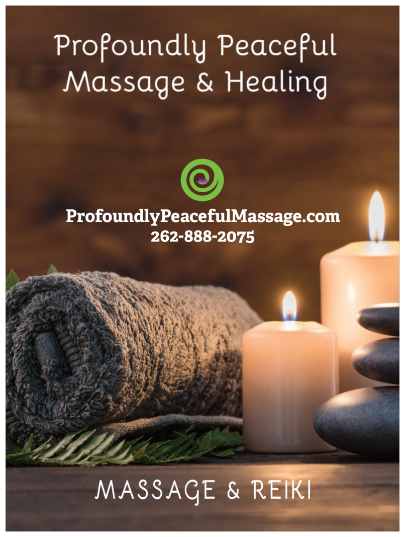 Profoundly Peaceful Massage & Healing | 200 W Summit Ave Suite 300, Wales, WI 53183, USA | Phone: (262) 888-2075