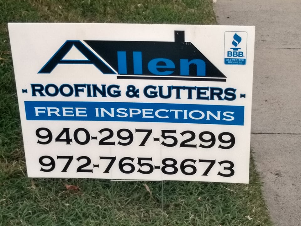 Allen Roofing & Gutters | 1616 Palomino Ln, Krum, TX 76249, USA | Phone: (940) 297-5299