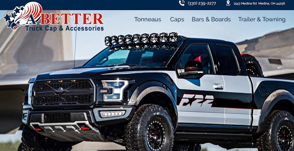 A Better Truck Cap & Accessories | 1543 Medina Rd, Medina, OH 44256, USA | Phone: (330) 239-2277