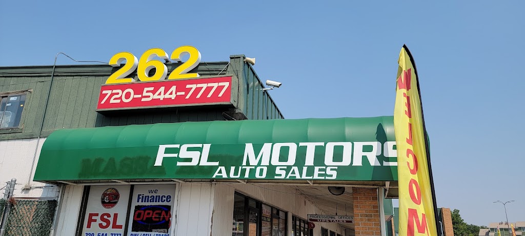 FSL Motors | 262 Havana St a, Aurora, CO 80010, USA | Phone: (720) 544-7777