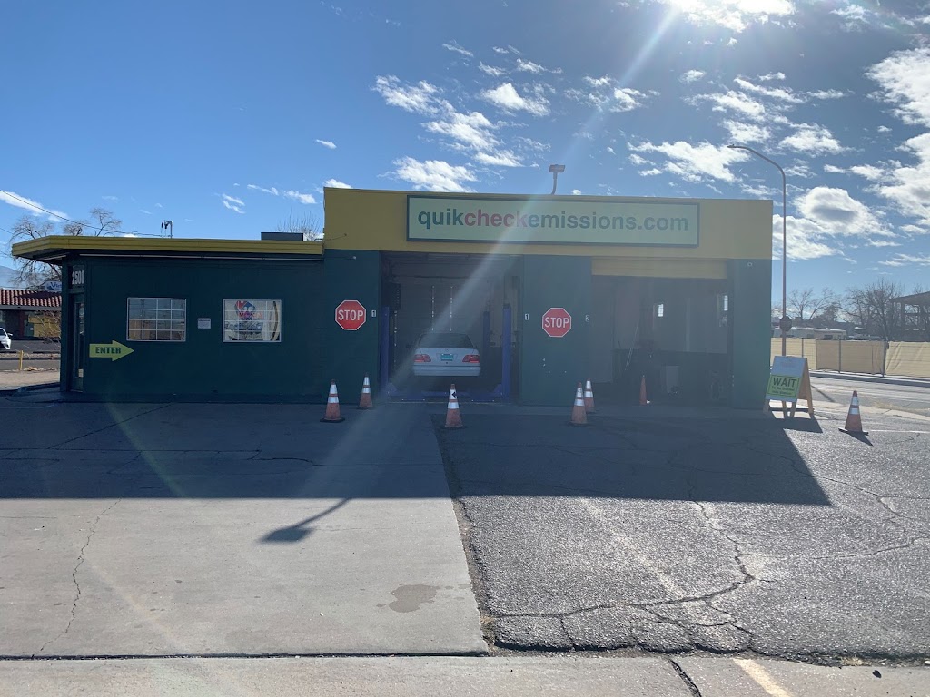 Quik Check Emissions Test Albuquerque | 2500 San Mateo Blvd NE, Albuquerque, NM 87110, USA | Phone: (505) 881-0548