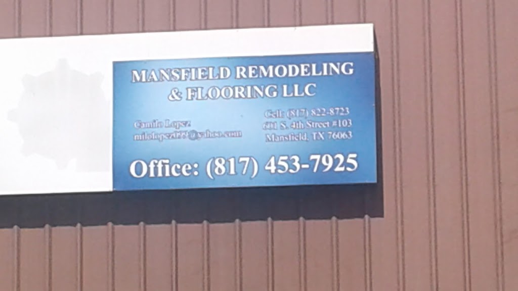 Mansfield Remodeling & Flooring LLC; | 9729 Kelly Ln, Alvarado, TX 76009, USA | Phone: (817) 822-8723