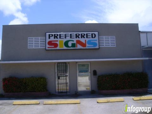 Preferred Signs Inc | 1906 N Dixie Hwy, Hollywood, FL 33020, USA | Phone: (954) 922-0126