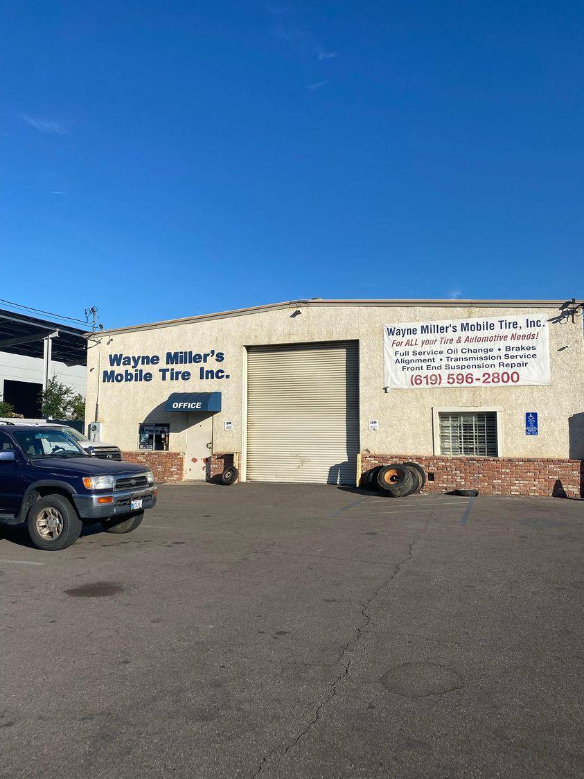 Wayne Millers Mobile Tire | 11350 N Woodside Ave, Santee, CA 92071, USA | Phone: (619) 596-2800