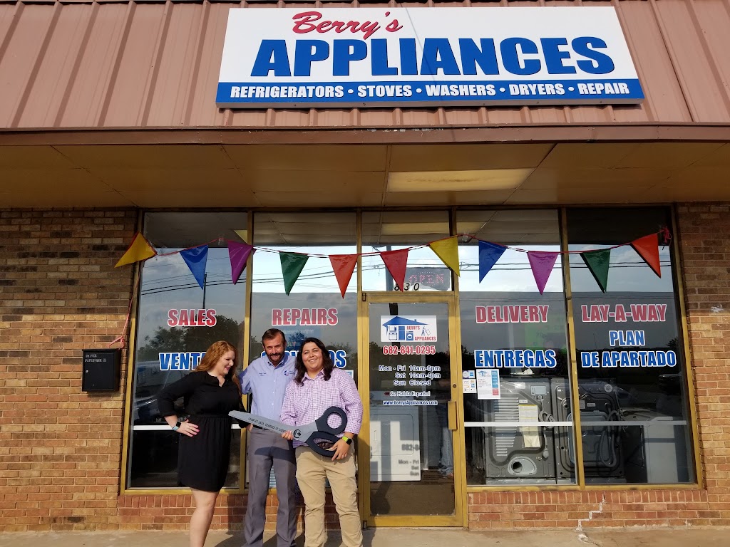 Berrys Appliances | 1101 W Berry St, Fort Worth, TX 76110, USA | Phone: (817) 924-5050