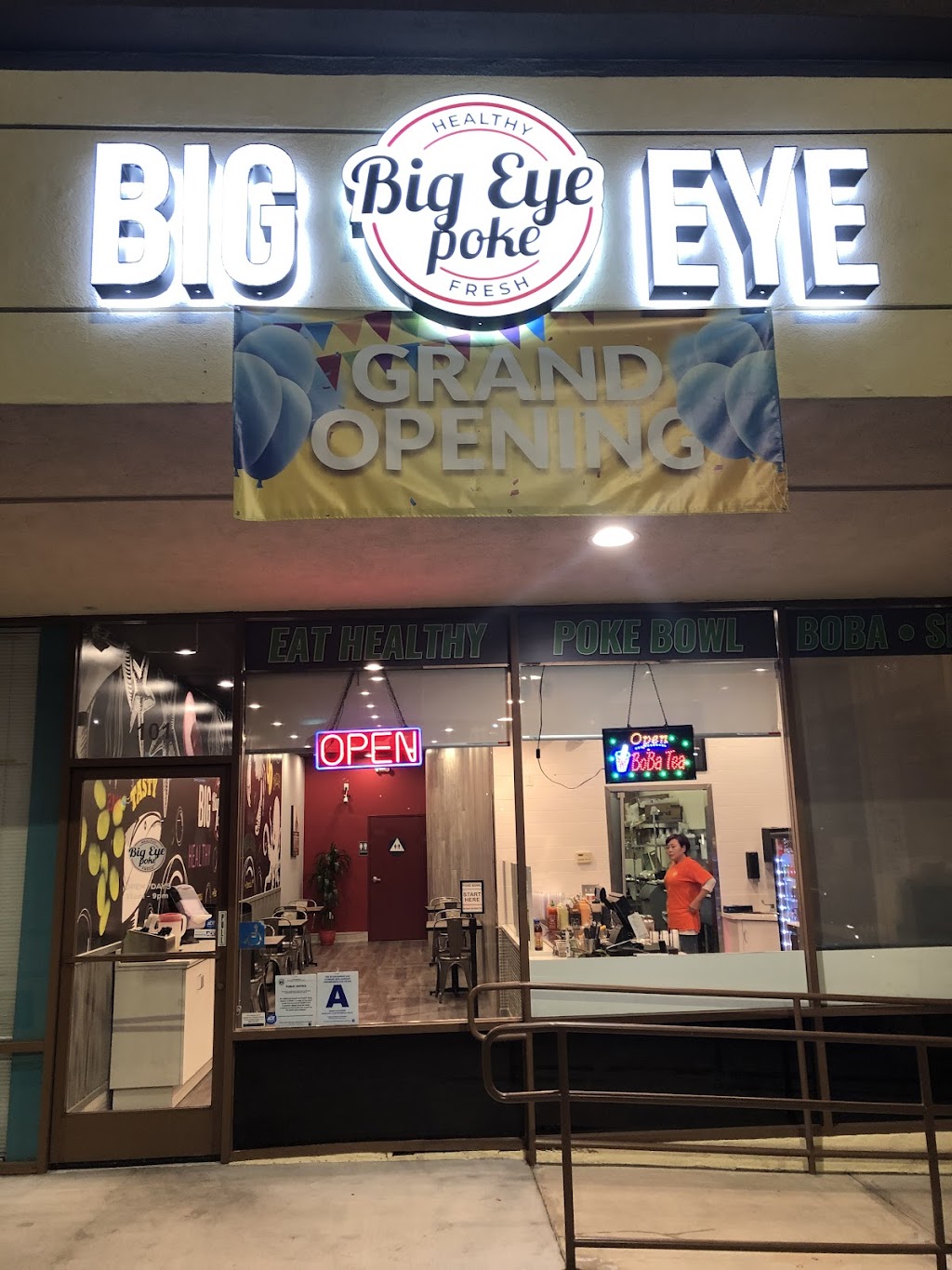 Big Eye Poke | 2771 Green River Rd #101, Corona, CA 92882, USA | Phone: (951) 268-6146
