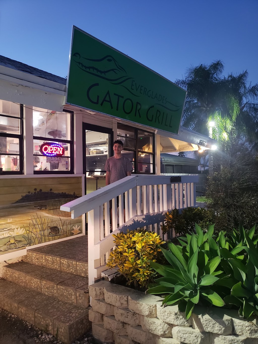 Everglades Gator Grill | 36650 SW 192nd Ave, Homestead, FL 33034, USA | Phone: (786) 243-0620