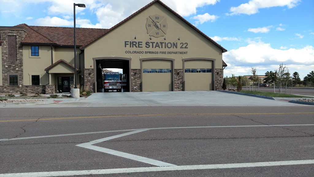 CSFD Station 22 | 13095 Voyager Pkwy, Colorado Springs, CO 80921 | Phone: (719) 385-5950