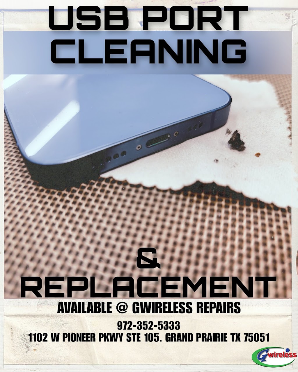 GWIRELESS REPAIRS | 1102 W Pioneer Pkwy Suite #105, Grand Prairie, TX 75051, USA | Phone: (972) 352-5333