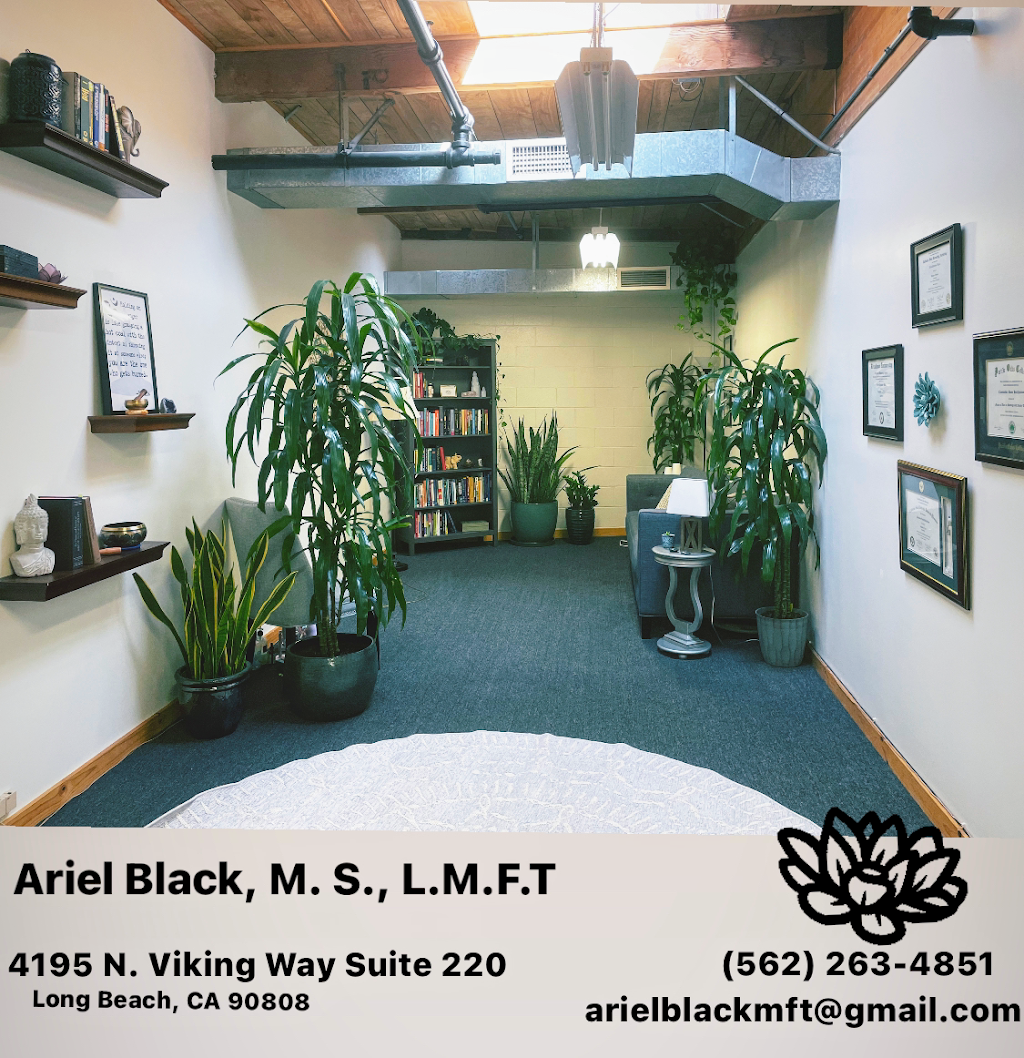 Ariel Black, MS, LMFT | 4195 N Viking Way #220, Long Beach, CA 90808, USA | Phone: (562) 581-9344