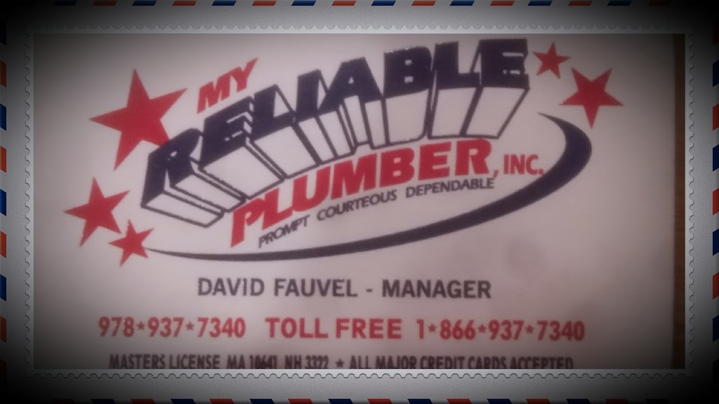 My Reliable Plumber | 124 Lakeview Ave, Lowell, MA 01850, USA | Phone: (978) 937-7340