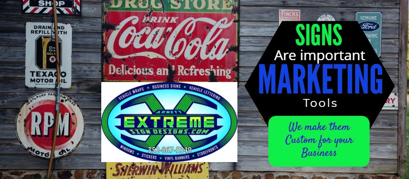 Arnett Extreme Sign Designs | 10820 SE 64th Ave, Belleview, FL 34420, USA | Phone: (352) 867-5549
