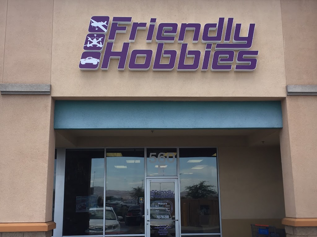 Friendly Hobbies Henderson | 560 Marks St suite e, Henderson, NV 89014, USA | Phone: (702) 790-2600