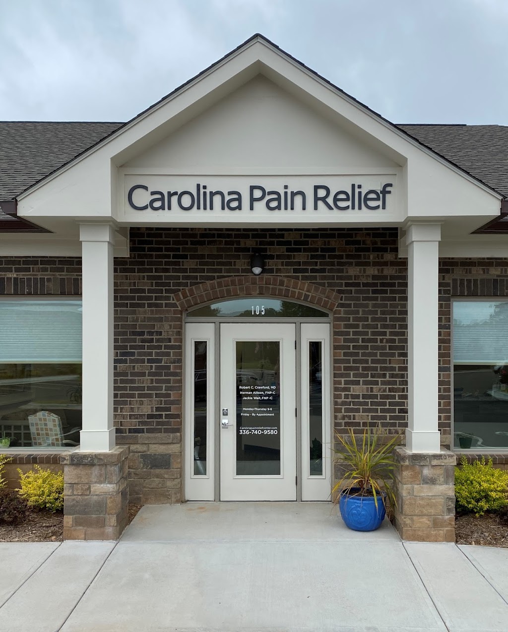 Carolina Pain Relief Center | 4146 Mendenhall Oaks Pkwy unit 105, High Point, NC 27265, USA | Phone: (336) 740-9580