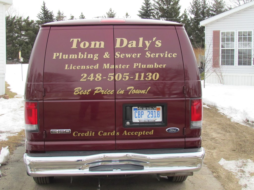 Tom Dalys Plumbing & Sewer Service | 3927 Azalea Ct, City of the Village of Clarkston, MI 48348, USA | Phone: (248) 505-1130