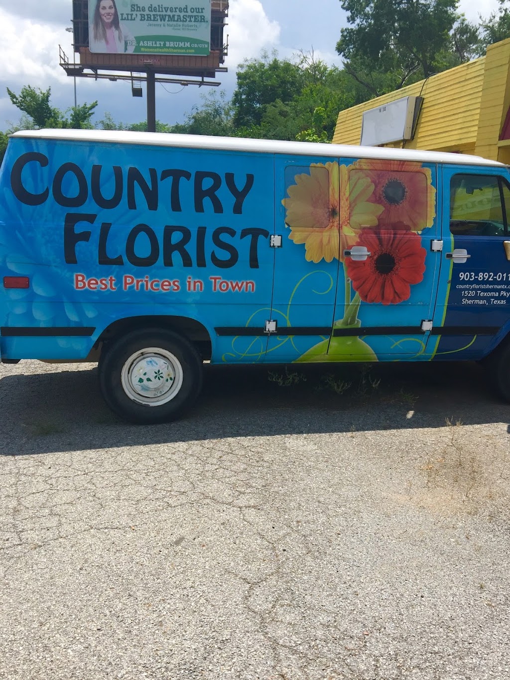 Country Florist | 1520 Texoma Pkwy, Sherman, TX 75090, USA | Phone: (903) 892-0114