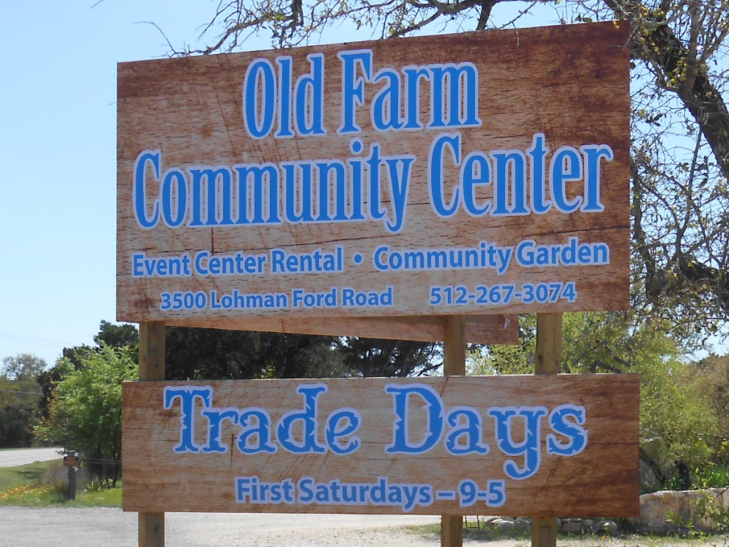 Old Farm Community Center | 3500 Lohman Ford Rd #1, Lago Vista, TX 78645, USA | Phone: (512) 955-0066