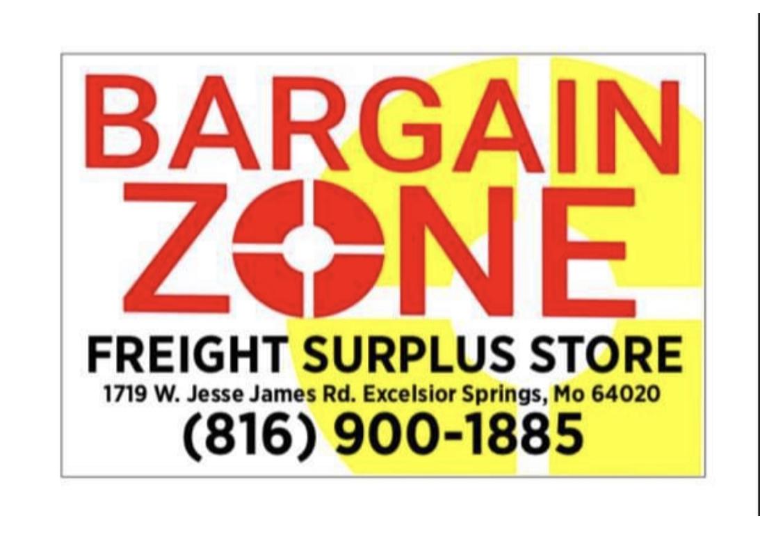 Bargain Zone | 1719 W Jesse James Rd, Excelsior Springs, MO 64024, United States | Phone: (816) 900-1885