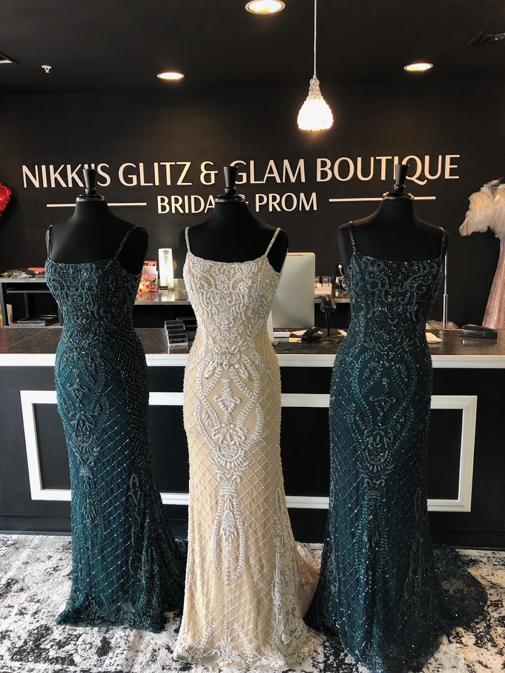 Nikkis Glitz and Glam Bridal and Prom Boutique | 28329 Paseo Drive Unit 150, Wesley Chapel, FL 33543 | Phone: (813) 999-2171