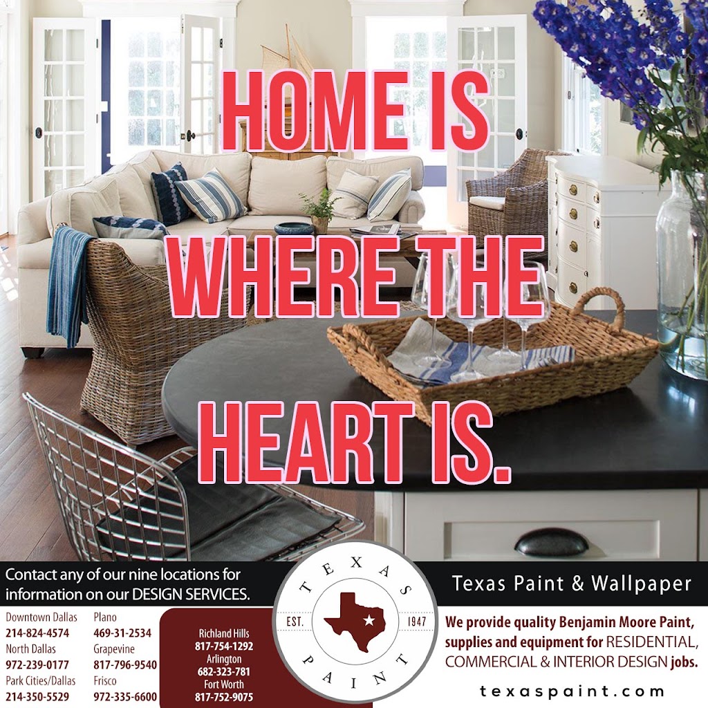 Texas Paint & Wallpaper | 6803 Preston Rd Suite 100, Frisco, TX 75034 | Phone: (972) 335-6600