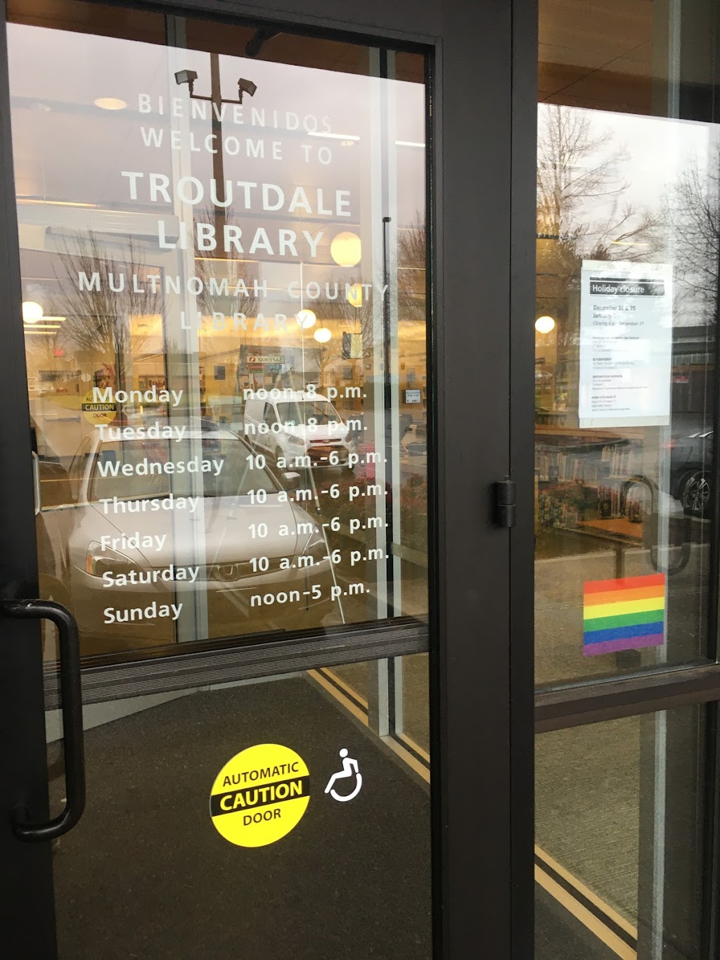 Multnomah County Library - Troutdale | 2451 SW Cherry Park Rd, Troutdale, OR 97060, USA | Phone: (503) 988-5123