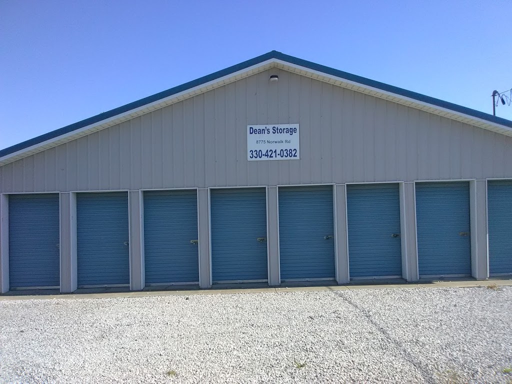 Deans storage | 8775 Norwalk Rd, Litchfield, OH 44253, USA | Phone: (330) 421-0382