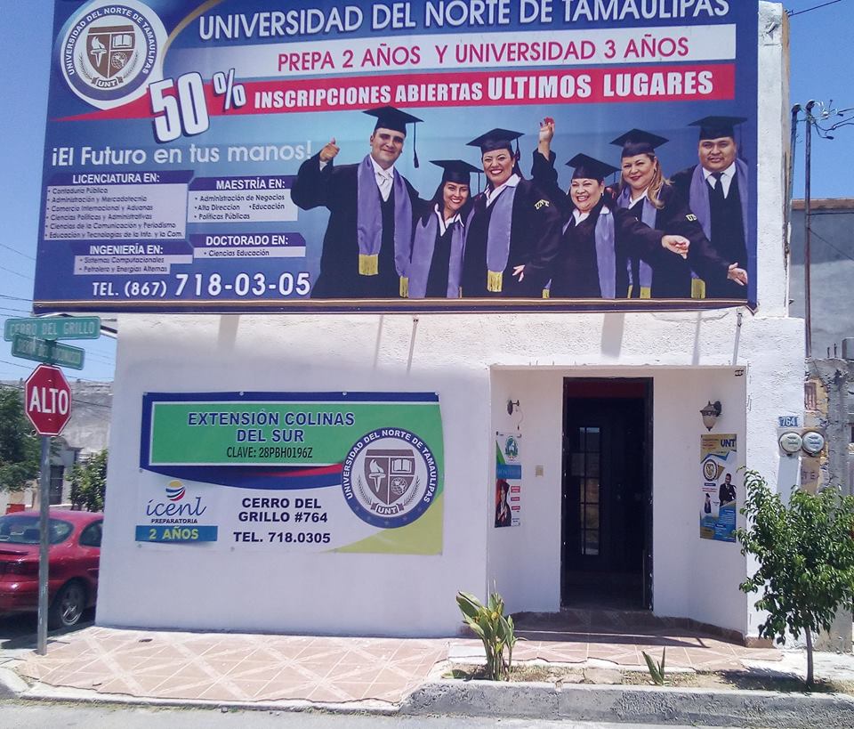 UNT Extension Colinas | Calle Cerro del Grillo 764, Colinas del Sur, 88295 Nuevo Laredo, Tamps., Mexico | Phone: 867 718 0305