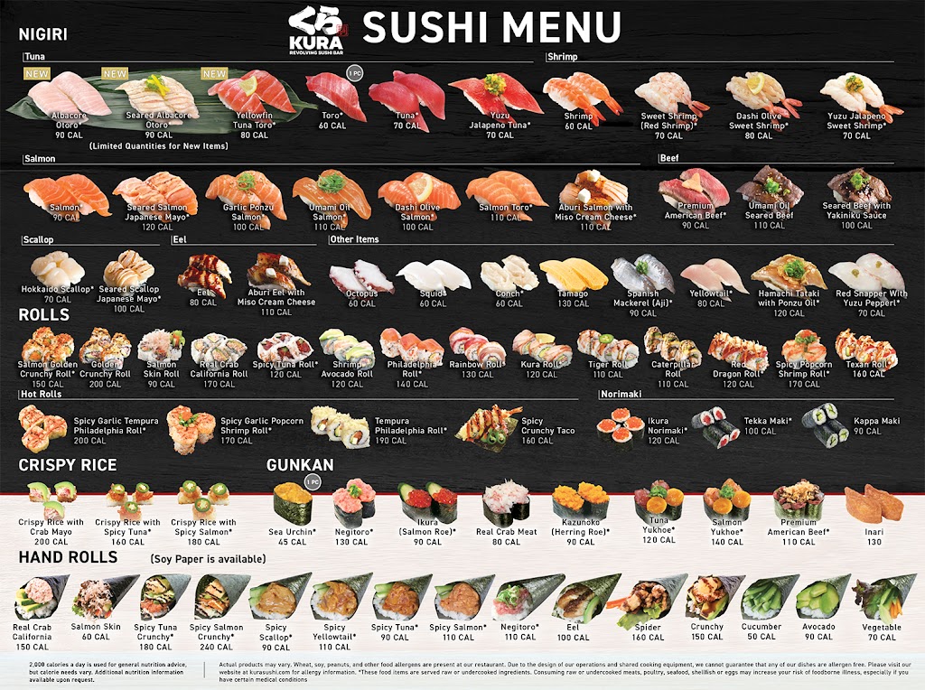 Kura Revolving Sushi Bar | 11306 1, 2 South St, Cerritos, CA 90703 | Phone: (562) 403-1456