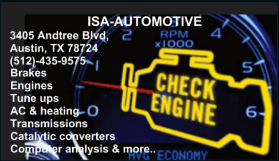 ISA-AUTOMOTIVE | 3405 Andtree Blvd, Austin, TX 78724, USA | Phone: (512) 435-9575