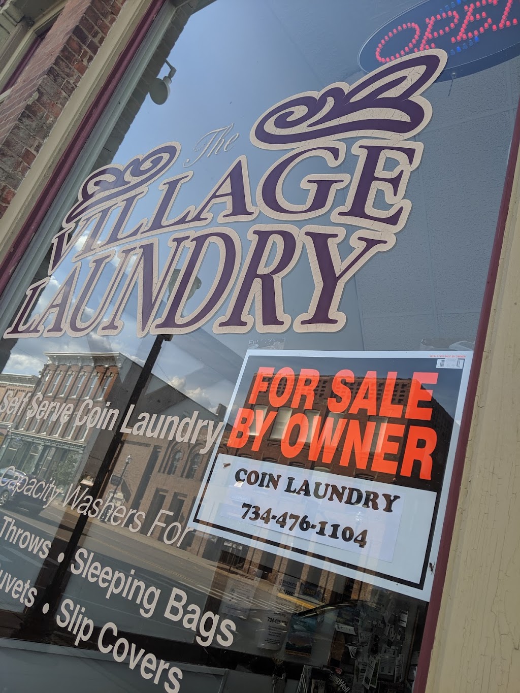 Village Laundry And Embroidery | 144 E Main St, Manchester, MI 48158, USA | Phone: (734) 428-8177