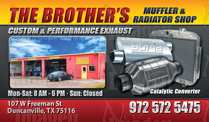The Brothers Muffler & Radiator | 107 W Freeman St, Duncanville, TX 75116, USA | Phone: (972) 572-5475