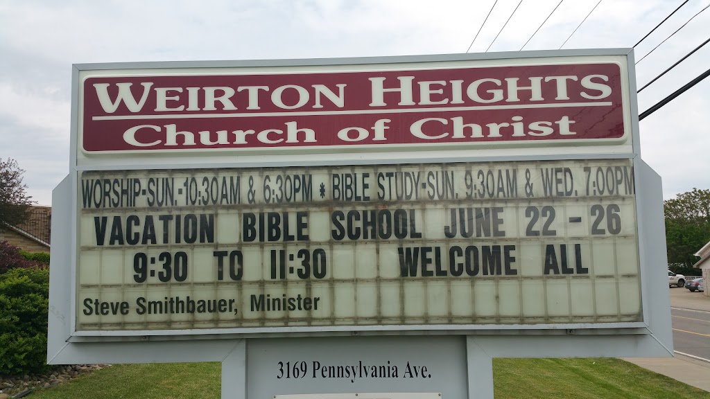 Weirton Heights Church of Christ | 3169 Pennsylvania Ave, Weirton, WV 26062, USA | Phone: (304) 723-1160