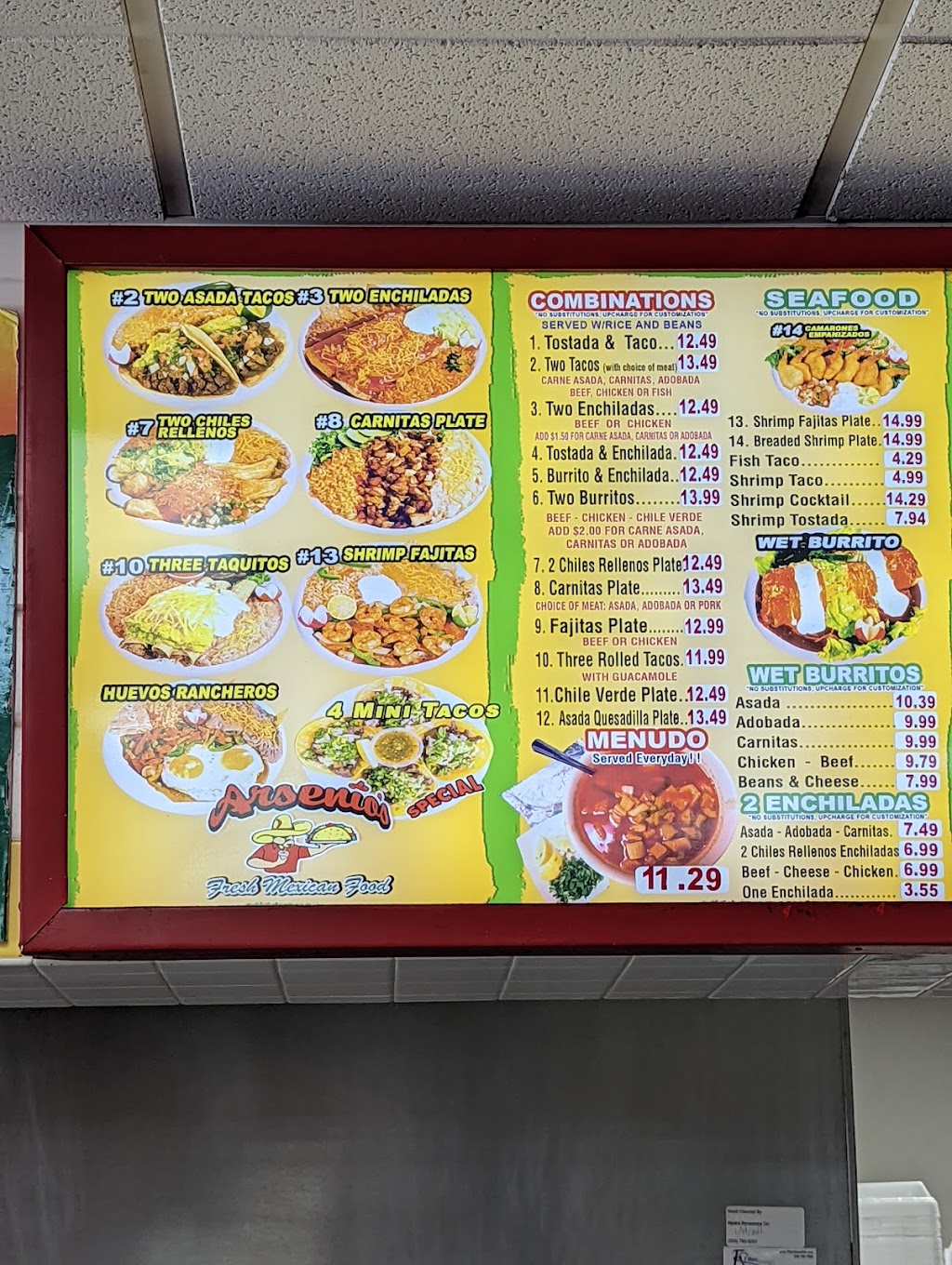 Arsenios Mexican Food | 9460 N Sommerville Dr, Fresno, CA 93720, USA | Phone: (559) 900-4422