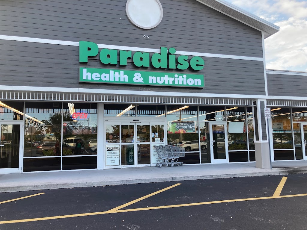 Paradise Health&Nutrition | 4270 Minton Rd, West Melbourne, FL 32904, USA | Phone: (321) 722-1440