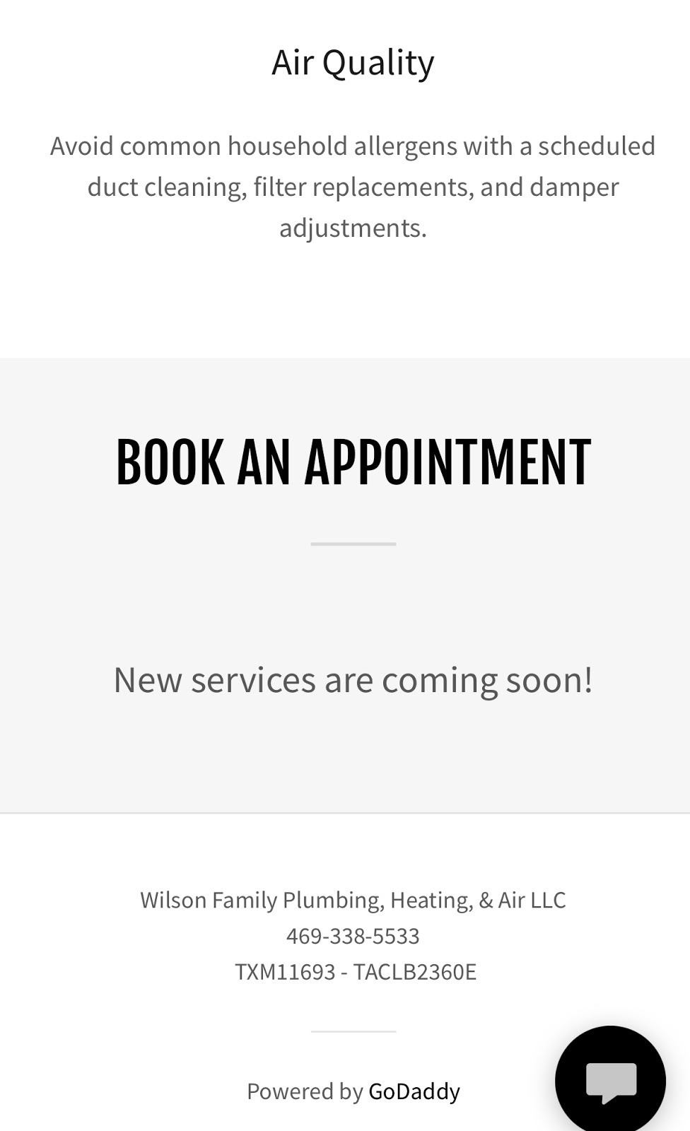 Wilson Family Plumbing • Heating • Air Conditioning | 2751 Massey Ln, Rockwall, TX 75032, USA | Phone: (469) 338-5533