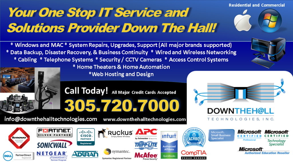 Down The Hall Technologies, Inc | 12411 SW 97th St, Miami, FL 33186, USA | Phone: (305) 720-7000
