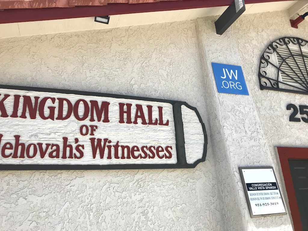 Kingdom Hall of Jehovahs Witnesses | 25995 Meridian St, Hemet, CA 92544, USA | Phone: (951) 925-3019