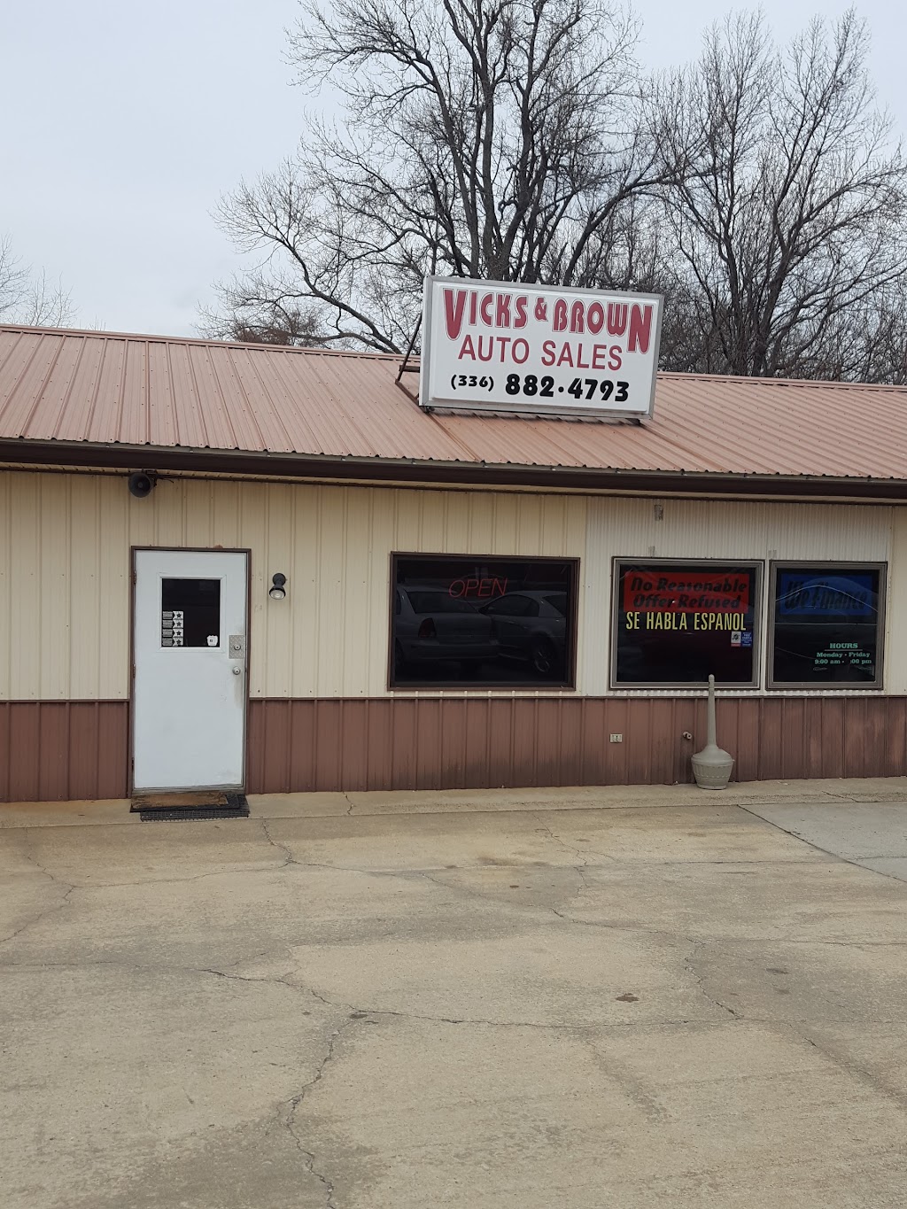 Vicks & Brown Auto Sales Inc | 5411 Old Thomasville Rd, Archdale, NC 27263 | Phone: (336) 882-4793