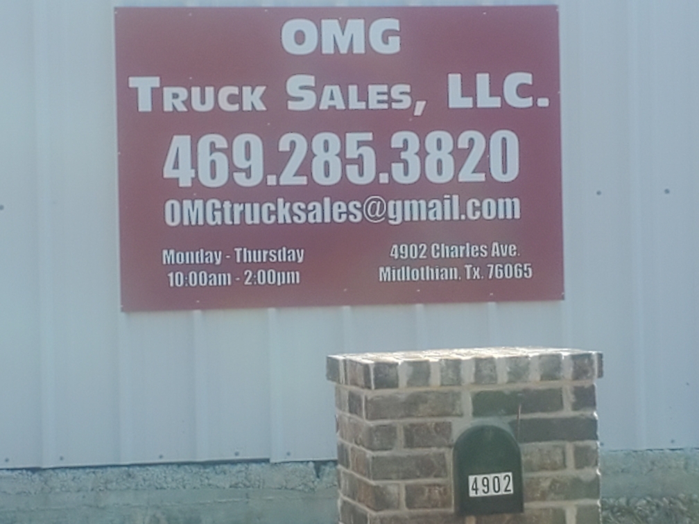 OMG TRUCK SALES, LLC | 4902 Charles Ave, Midlothian, TX 76065, USA | Phone: (469) 285-3820