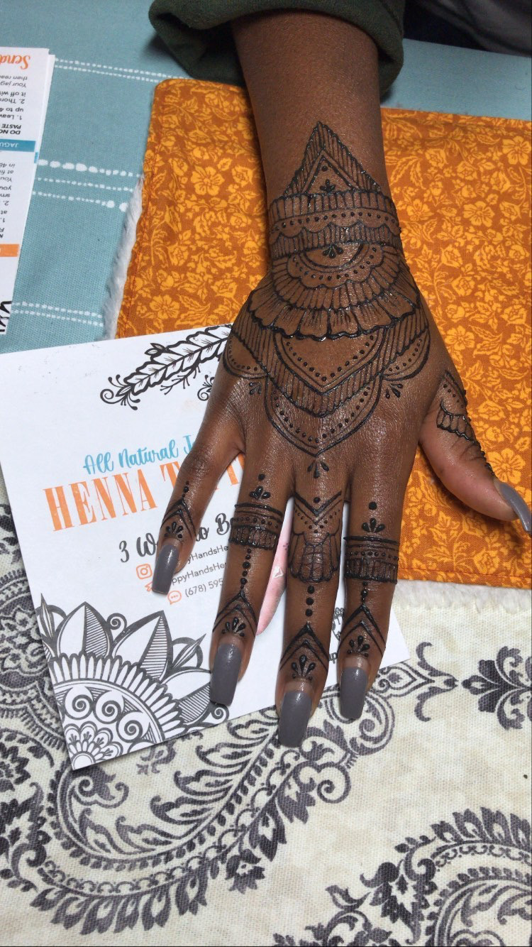 Happy Hands Henna | 323 Walker St SW, Atlanta, GA 30313, USA | Phone: (678) 595-2640