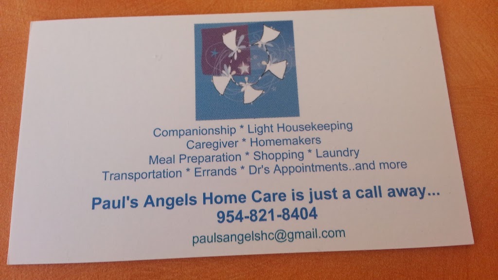 Pauls Angels Home Care | 3201 Portofino Point APT M2, Coconut Creek, FL 33066, USA | Phone: (954) 821-8404