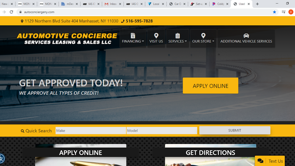 Automotive Concierge Services Leasing & Sales LLC | 1129 Northern Blvd Suite 404, Manhasset, NY 11030, USA | Phone: (516) 595-2878