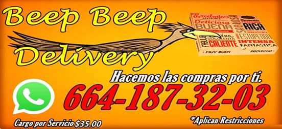 Beep Beep Delivery Mirador. | Cañon Tampico 3685, Cañon Tampico, 22520 Tijuana, B.C., Mexico | Phone: 664 187 3203