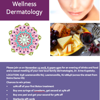 Wellness Dermatology | Erine Kupetsky DO, M. Sc. | 638 Lawrenceville Rd, Lawrence Township, NJ 08648, USA | Phone: (609) 337-7643