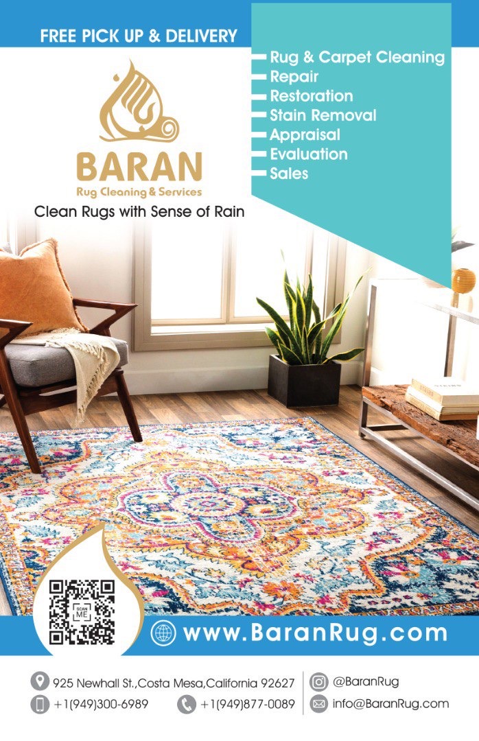 Baran Rug Cleaning & Services | 925 Newhall St, Costa Mesa, CA 92627, USA | Phone: (949) 300-6989