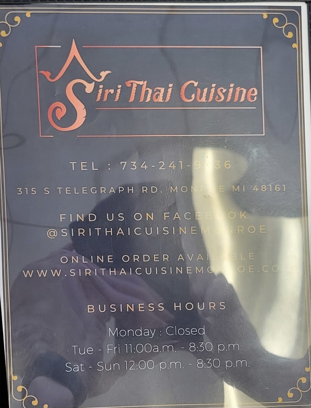 Siri Thai Cuisine | 315 S Telegraph Rd, Monroe, MI 48161, USA | Phone: (734) 241-9636
